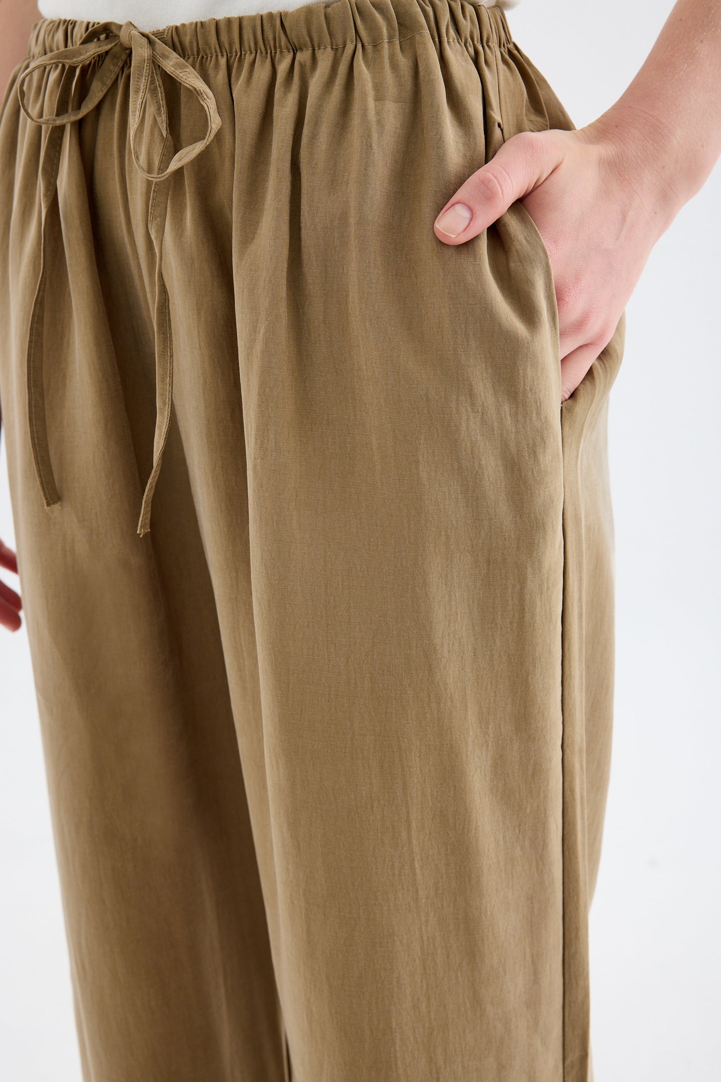 Novelle Modal Baloon Pantolon - Bej