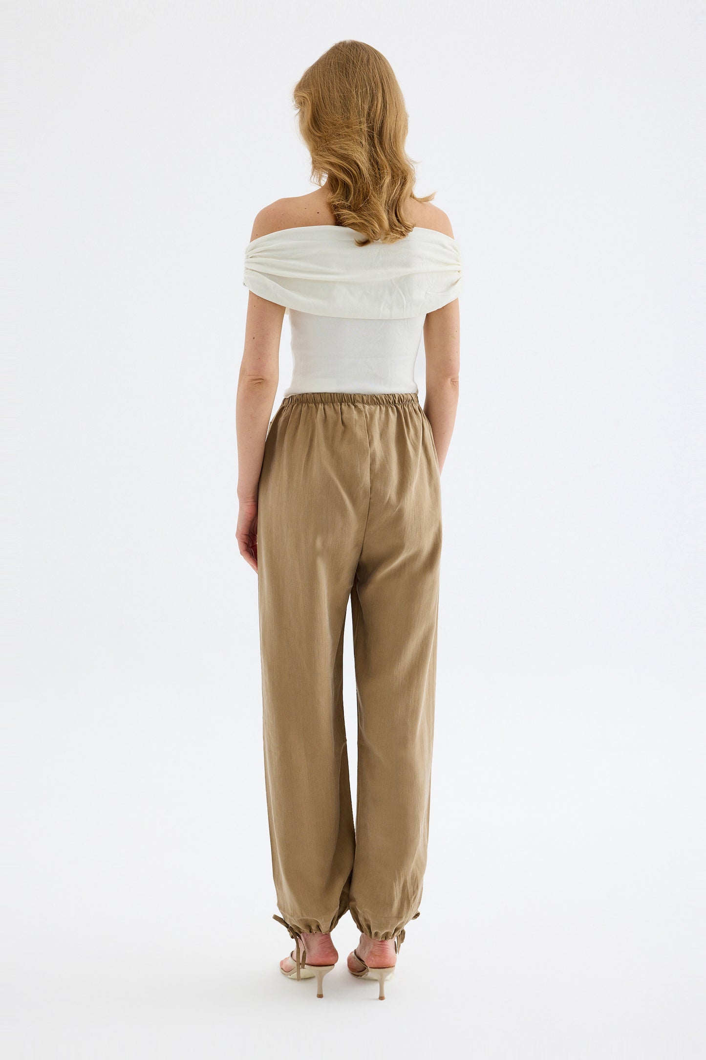 Novelle Modal Baloon Pantolon - Bej