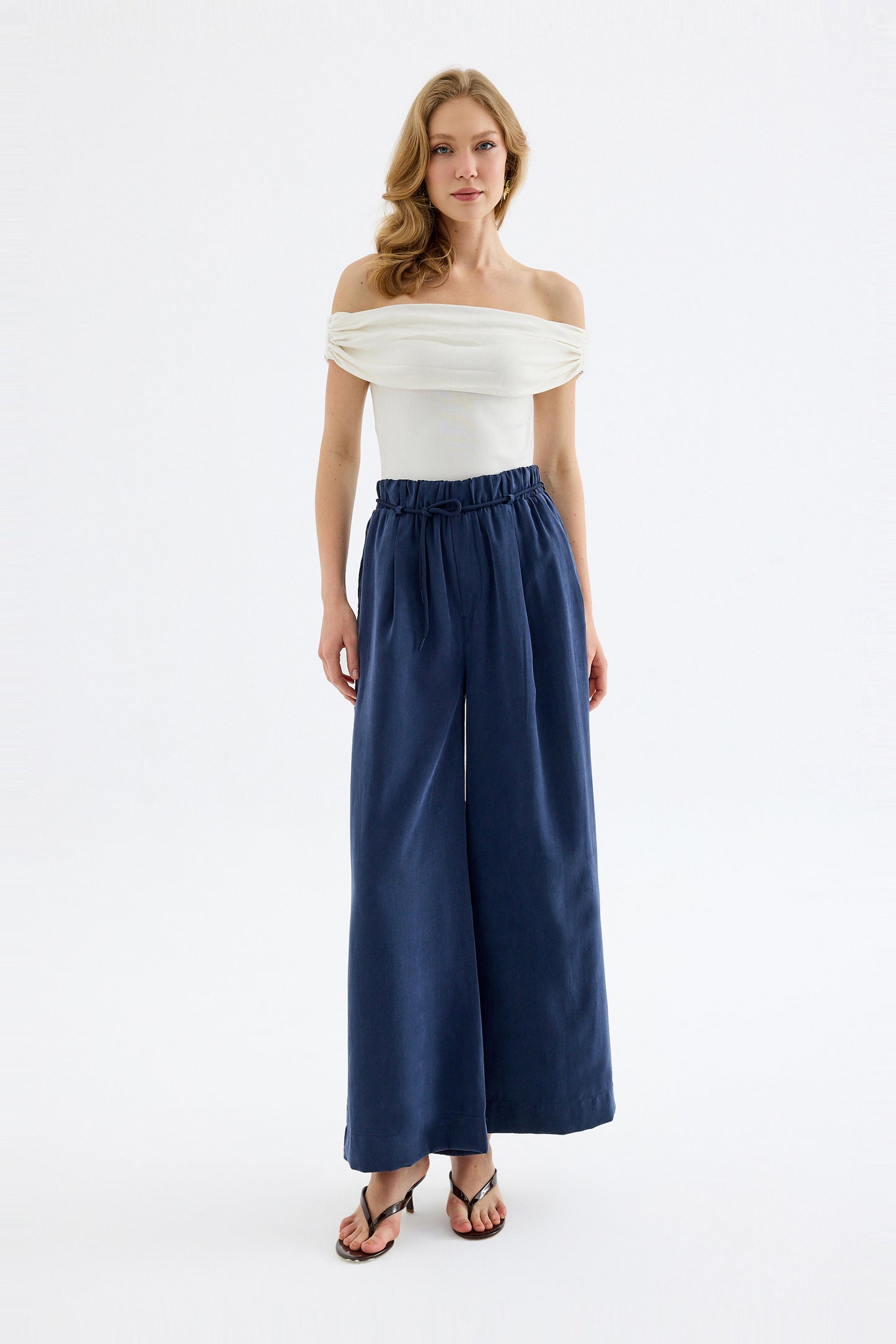 Calira Modal  Lacivert Pantolon