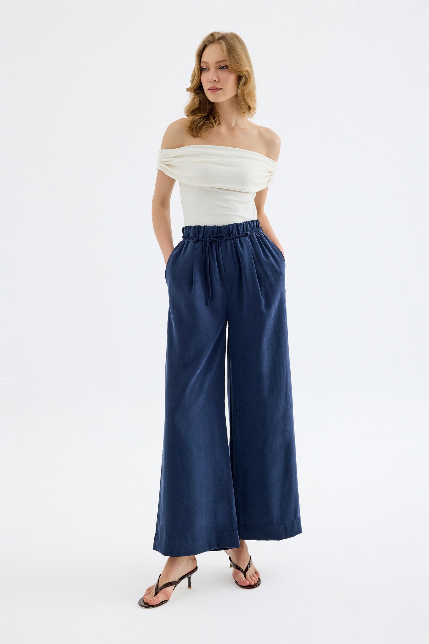 Calira Modal  Lacivert Pantolon