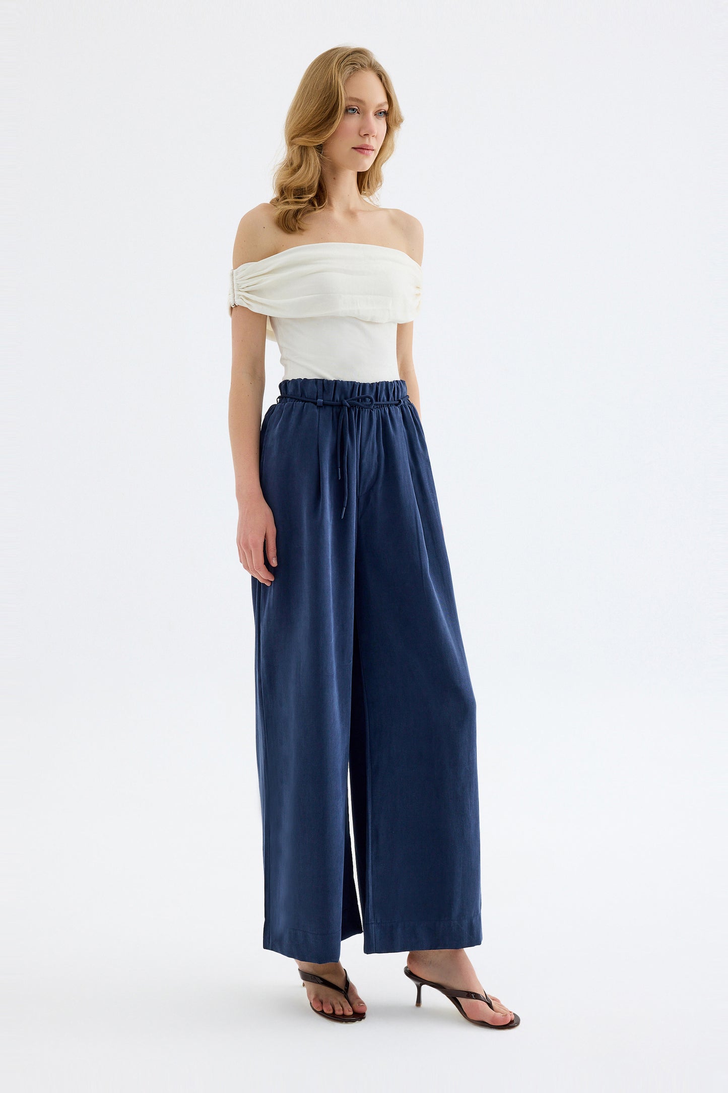 Calira Modal  Lacivert Pantolon