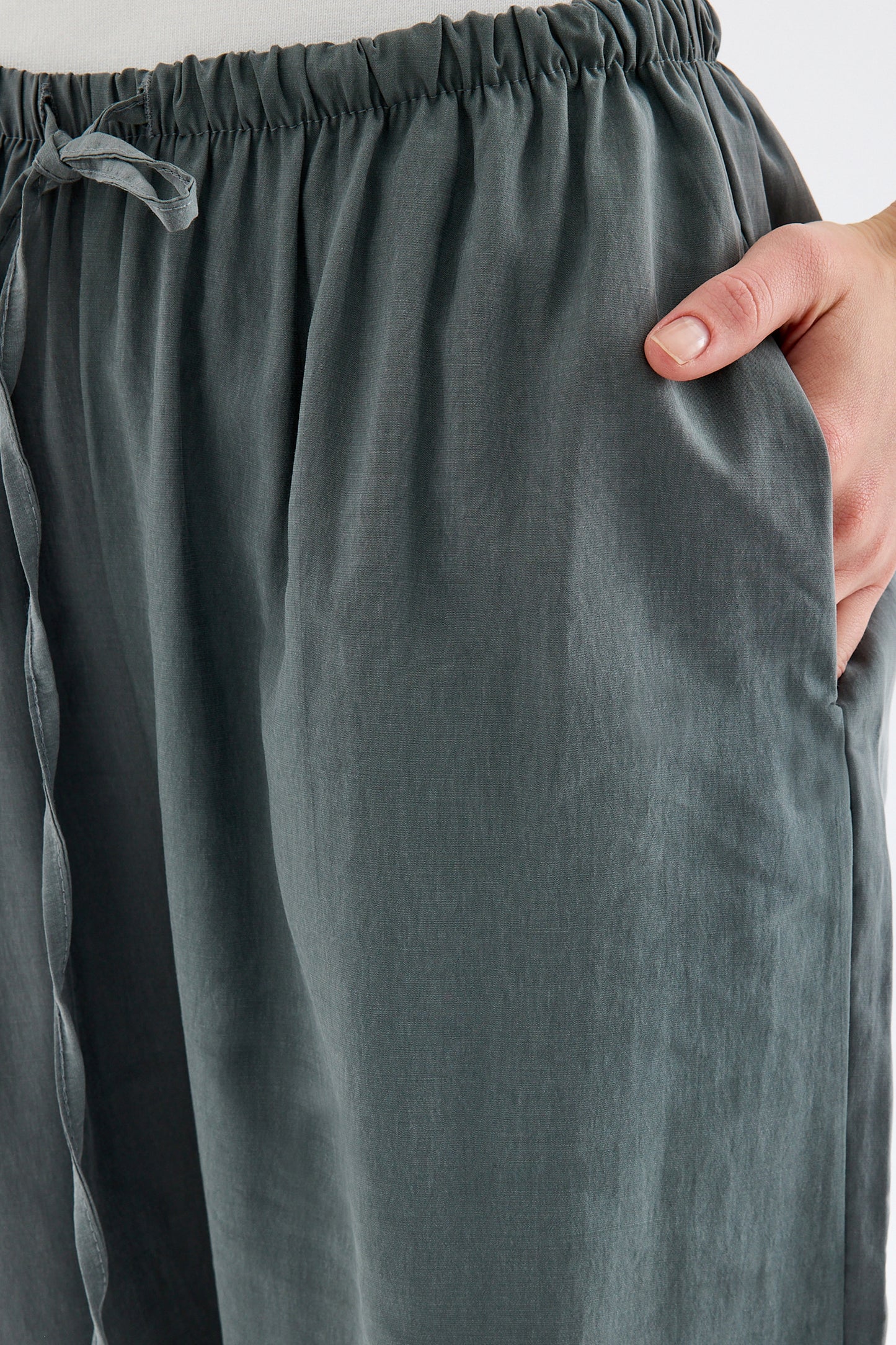 Novelle Modal Baloon Pantolon - Gri