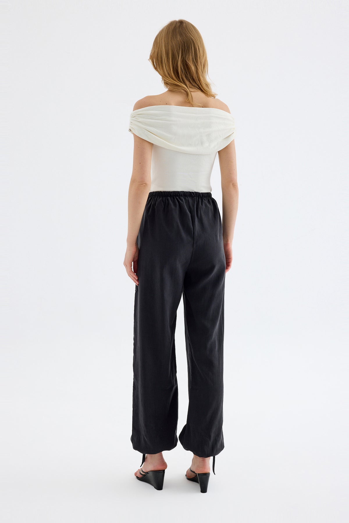 Novelle Modal Balon Pantolon - Siyah